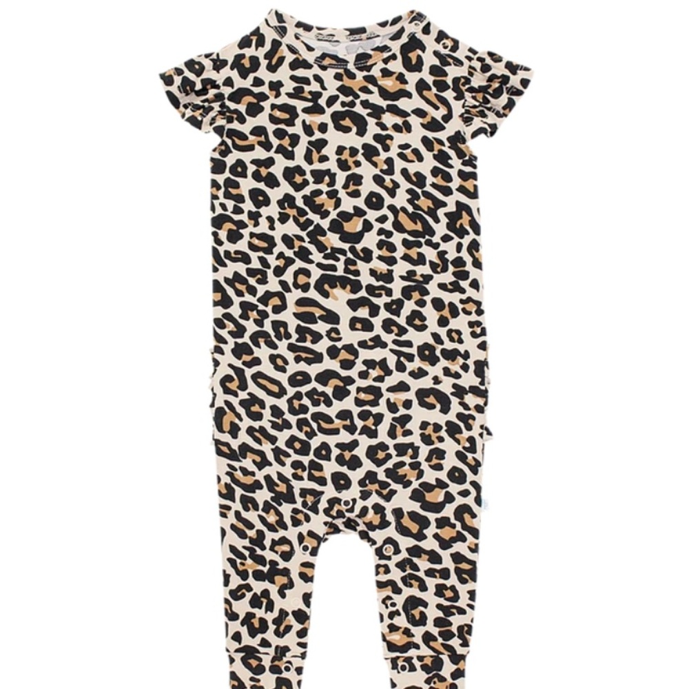 Lana leopard romper